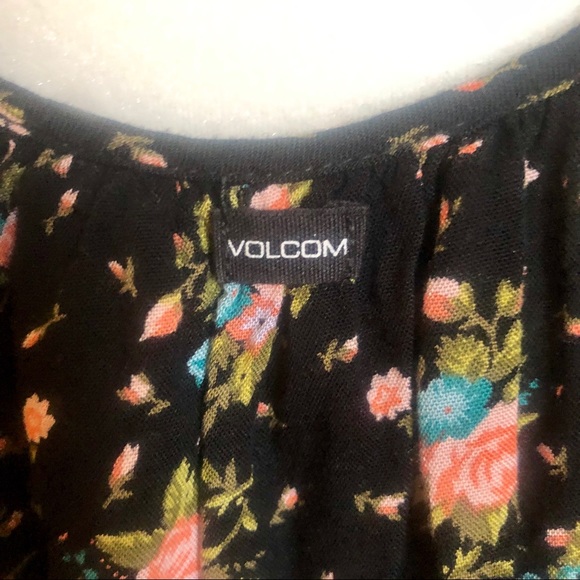 💛💜3 for $20 💜💛Volcom black floral dress - Picture 3 of 5